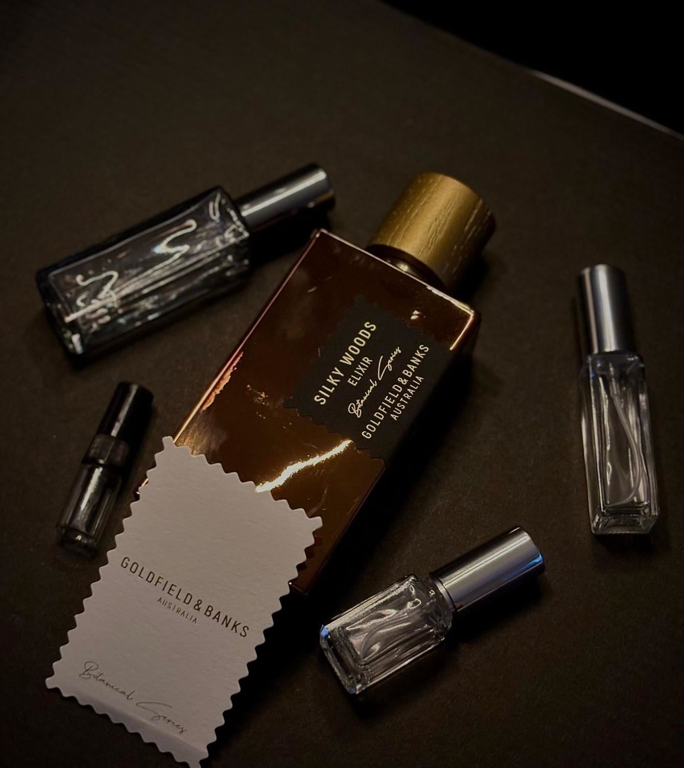 GOLDFIELDS & BANKS SILKY WOODS ELIXIR DECANT